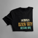 Pierwszy dzień taty (imię) - męska koszulka na prezent dla taty - produkt personalizowany
