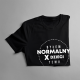 Byłem normalny X dzieci temu - męska koszulka na prezent dla taty - produkt personalizowany