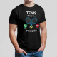 Tenis dzwoni, muszę iść - męska koszulka na prezent