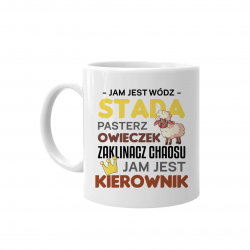 Jam jest wódz - kubek na prezent dla kierownika