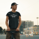 No bike no life - męska koszulka z nadrukiem