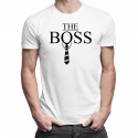 The boss - męska koszulka na prezent dla taty