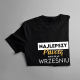Najlepszy piwosz rodzi się we wrześniu - męska koszulka na prezent