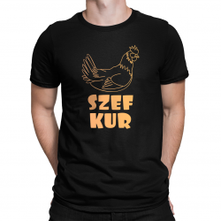 Szef kur - męska koszulka na prezent dla rolnika