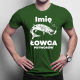(Imię) Łowca potworów - męska koszulka na prezent - produkt personalizowany
