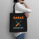 Garaż wzywa muszę iść - torba na prezent