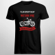 Plan emerytalny (imię) to jazda motocyklem - męska koszulka na prezent dla emeryta - produkt personalizowany