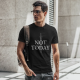 Not today - męska koszulka z motywem serialu Gra o tron