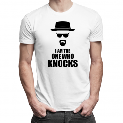 I am the one who knocks - męska koszulka dla fanów serialu Breaking Bad
