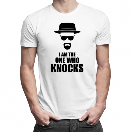 I am the one who knocks - męska koszulka dla fanów serialu Breaking Bad