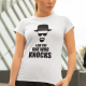 I am the one who knocks - damska koszulka dla fanów serialu Breaking Bad