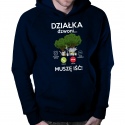 Działka dzwoni, muszę iść - męska bluza na prezent
