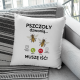 Pszczoły dzwonią, muszę iść - poduszka na prezent dla pszczelarza