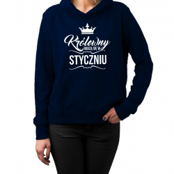 Królewny rodzą się w styczniu - damska bluza z nadrukiem