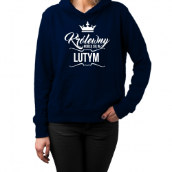 Królewny rodzą się w lutym - damska bluza z nadrukiem