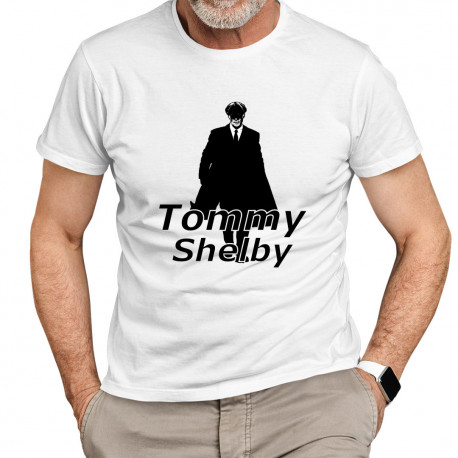 Tommy shelby - męska koszulka dla fanów serialu Peaky Blinders