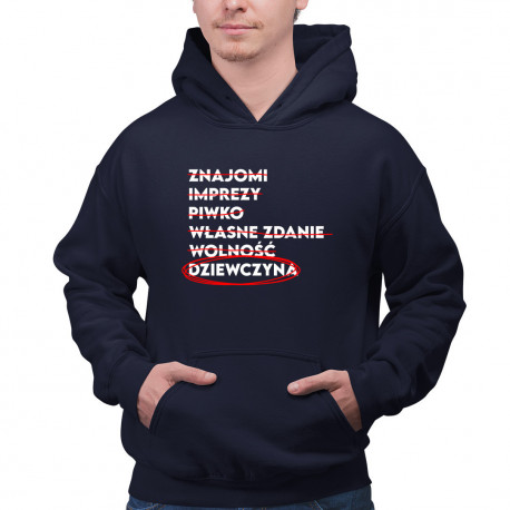 Znajomi, imprezy, piwko- męska bluza na prezent