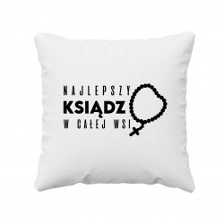 Najlepszy ksiądz w całej wsi – poduszka na prezent