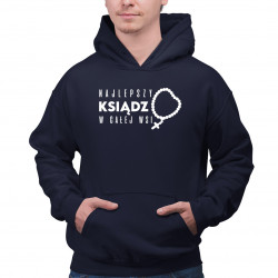Najlepszy ksiądz w całej wsi - męska bluza na prezent