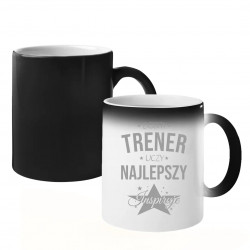 Dobry trener uczy, najlepszy inspiruje - magiczny kubek na prezent
