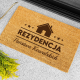 Rezydencja Państwa (nazwisko) wersja 2 - wycieraczka z grawerem na prezent - produkt personalizowany