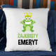 Żajebisty emeryt - poduszka na prezent