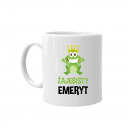 Żajebisty emeryt - kubek na prezent