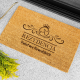 Rezydencja Państwa (nazwisko) wersja 1 - wycieraczka z grawerem na prezent - produkt personalizowany