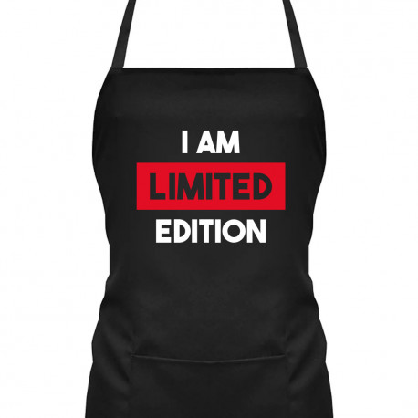  I am limited edition - fartuch na prezent