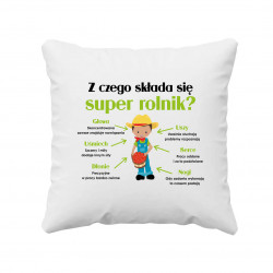 Z czego składa się super rolnik - poduszka na prezent