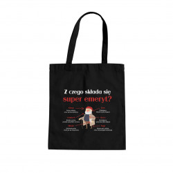 Z czego składa się super emeryt? - torba na prezent