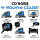 Co robię w wolnym czasie?  Jeżdżę Ciężarówkami - poduszka na prezent