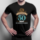 Świeżo upieczony 50-latek - męska koszulka na prezent