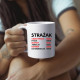 STRAŻAK - Ciężka praca - kubek na prezent