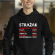 STRAŻAK - Ciężka praca - męska bluza na prezent
