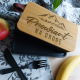 Prowiant na drogę - bambusowy lunchbox z grawerem na prezent