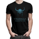 Valhalla awaits me - męska koszulka dla fanów serialu Wikingowie