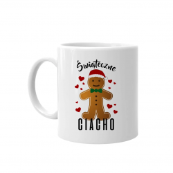 Świąteczne ciacho - kubek na prezent