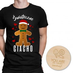 Świąteczne ciacho - męska koszulka 7450 + magnes "You are so sweet"