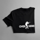 Over here - damska koszulka dla fanów gry Counter Strike