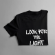 look for the light - męska koszulka dla fanów gry The Last of Us