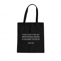 Today I don't have any motivational quotes - torba na prezent