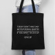Today I don't have any motivational quotes - torba na prezent
