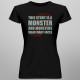 This story is a monster - damska koszulka dla fanów gry Alan Wake II