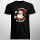 Ho ho ho na wino! - męska koszulka na prezent