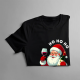 Ho ho ho na wino! - damska koszulka na prezent