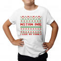 (Imię) - I love my family - dziecięca koszulka na prezent - produkt personalizowany