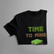 Time to mine - męska koszulka dla fanów gry Minecraft