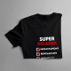 Super dziadek - niezastąpiony - męska koszulka na prezent dla dziadka