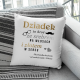 Dziadek to ktoś ze srebrem na włosach i złotem w sercu - poduszka na prezent dla dziadka - produkt personalizowany